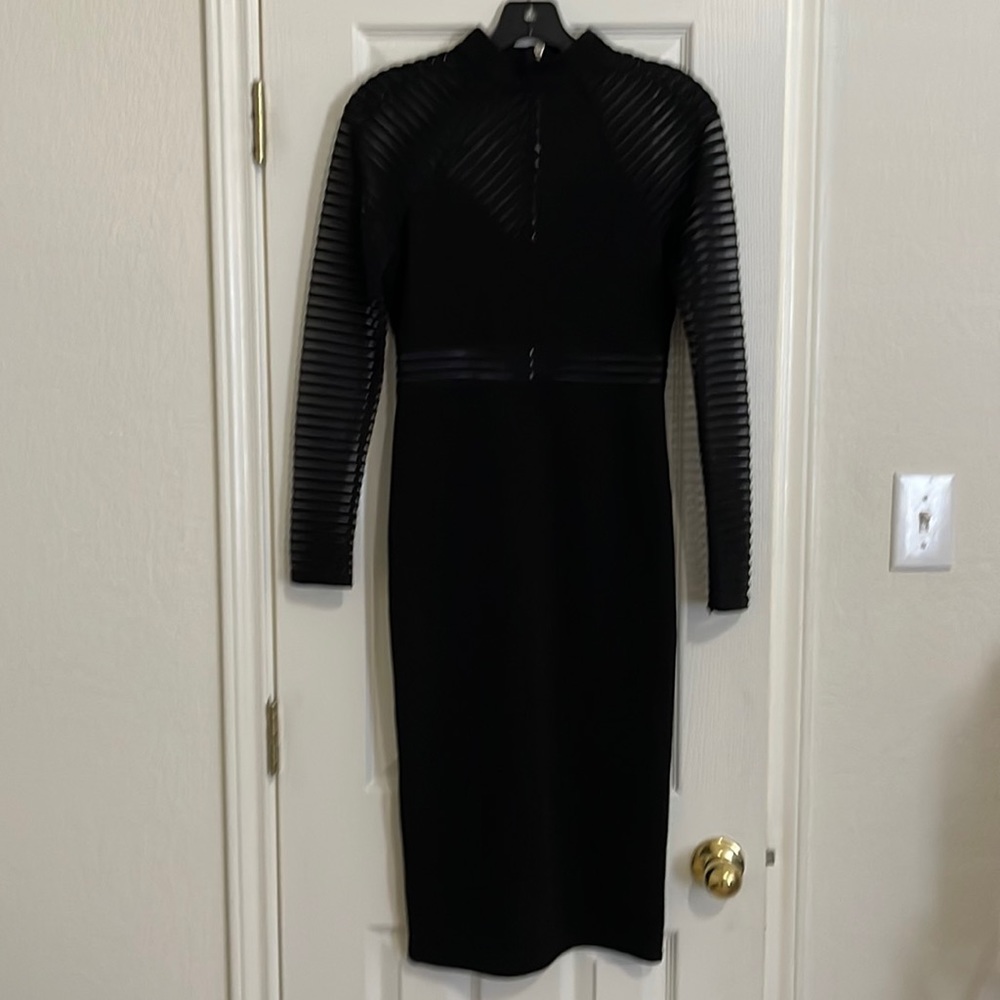 Black long sleeve dress